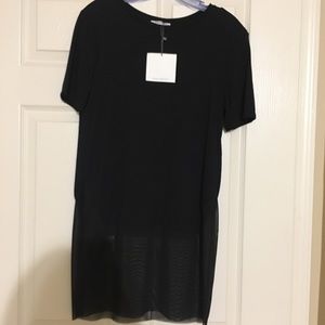 Zara Trafaluc black short sleeved top